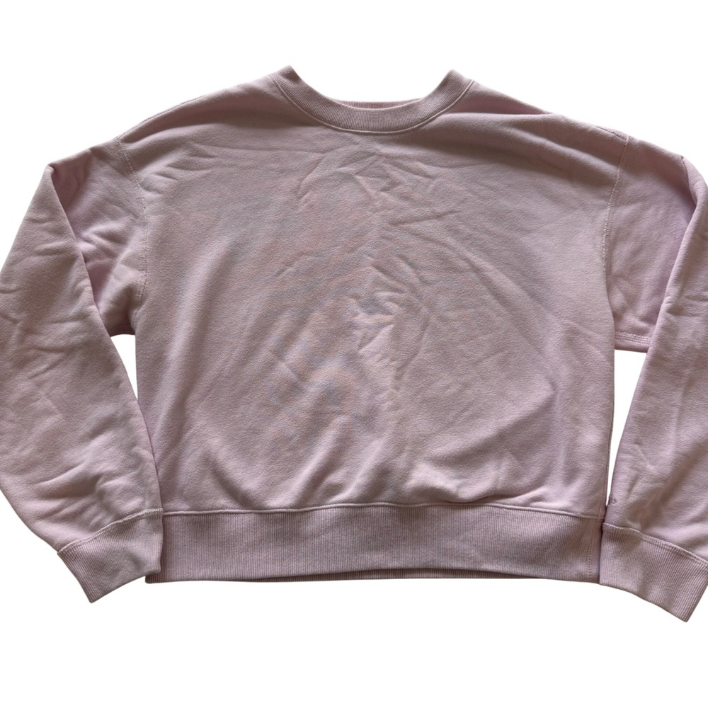 Abercrombie & Fitch YPB baby Pink Crewneck Sweatshirt Medium